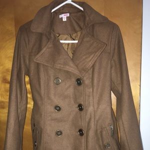 Brown Pea Coat Brand New ❤️‼️